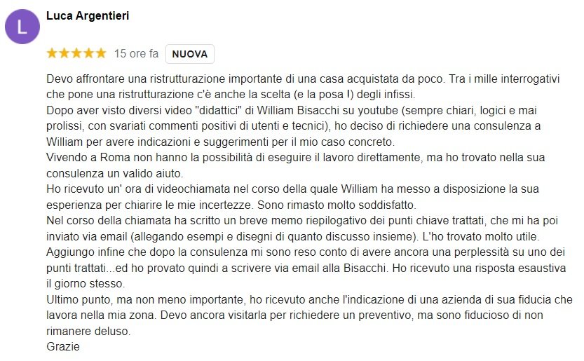 consulenza infissi