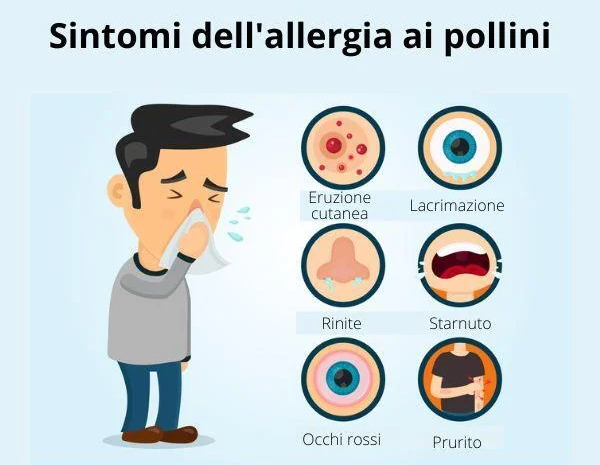 sintomi allergie polvere pollini