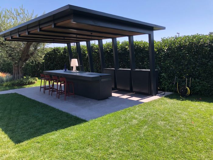 Pergola in acciaio