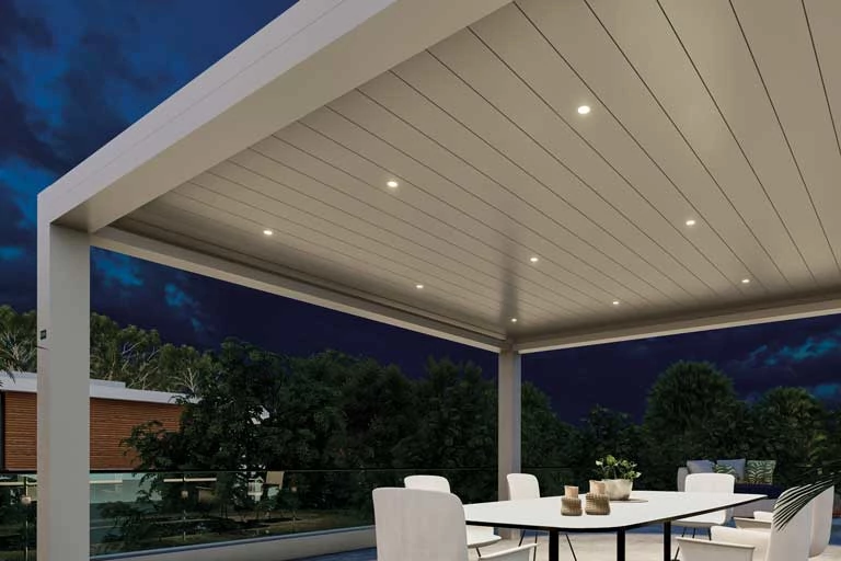 pergola in aggetto