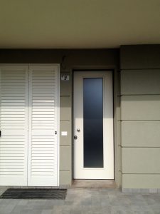 porte blindate con vetrate