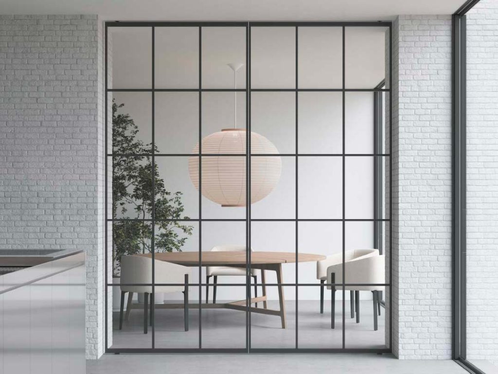 porte a vetro alluminio