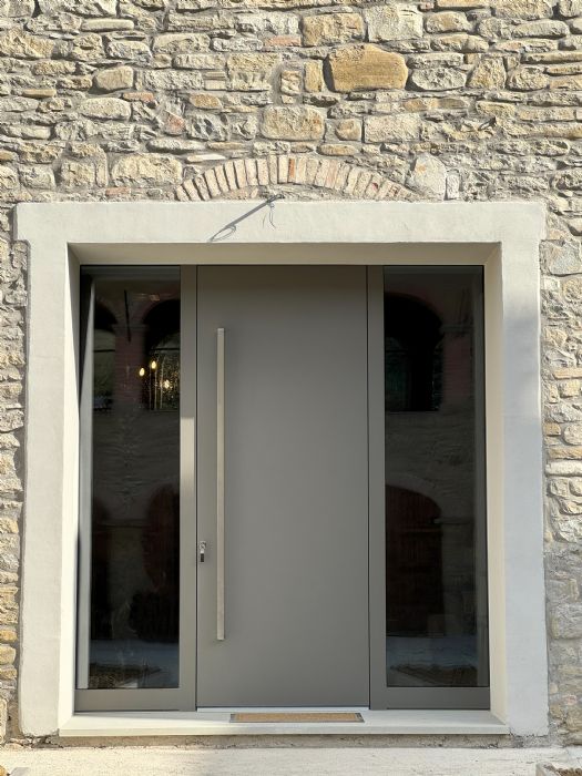 porta d'ingresso in alluminio
