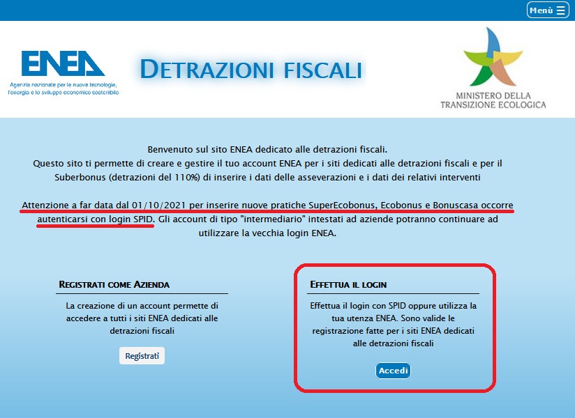 portale enea