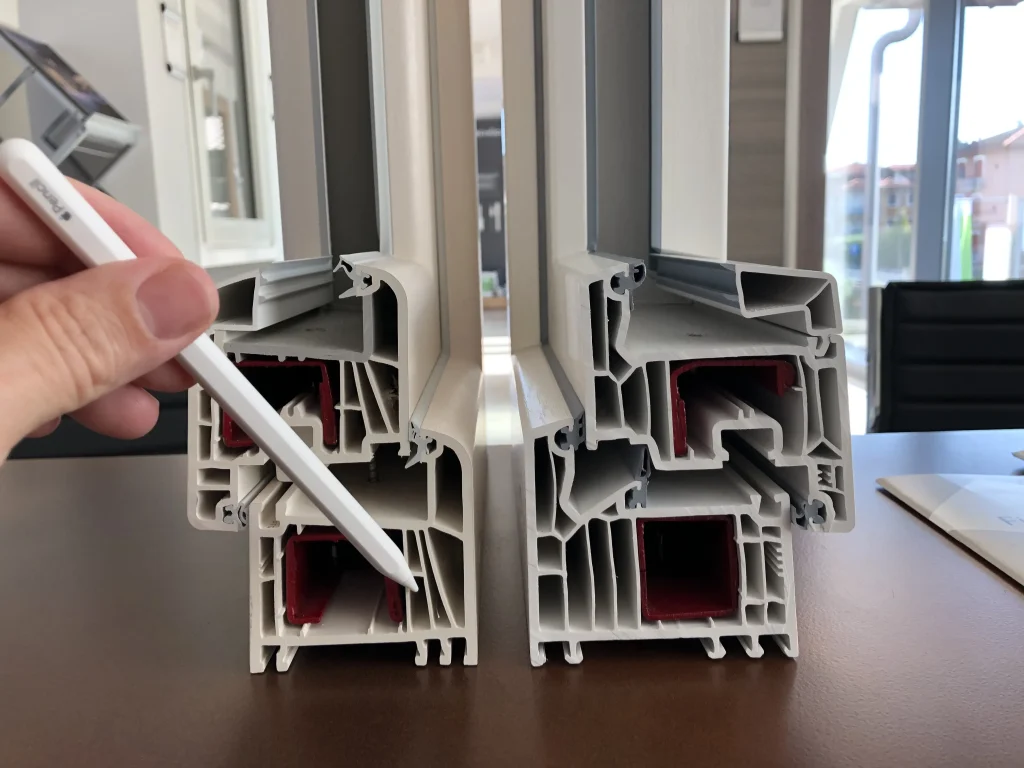profilo in pvc per infissi