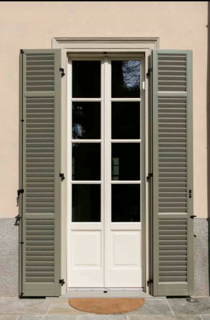 porta finestra legno