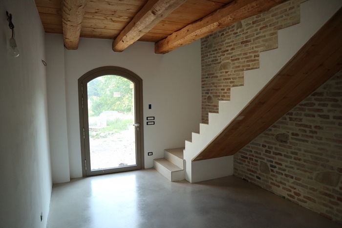 portafinestra per ingresso ad arco