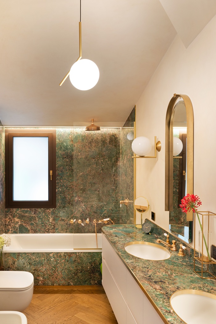 vetro traslucido bagno