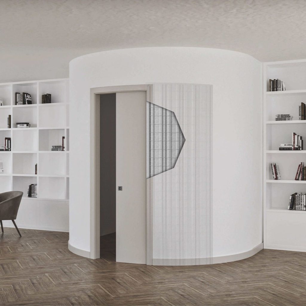porte curve cartongesso