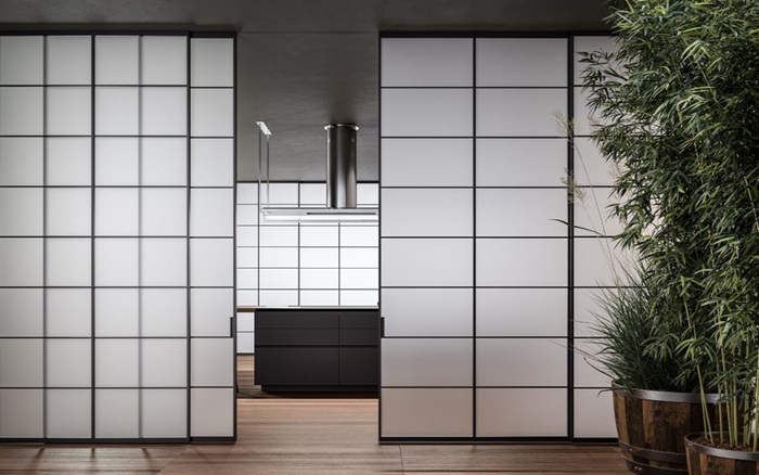 porte scorrevoli stile giapponese