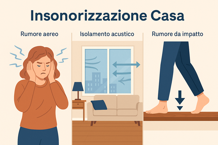 insonorizzazione casa