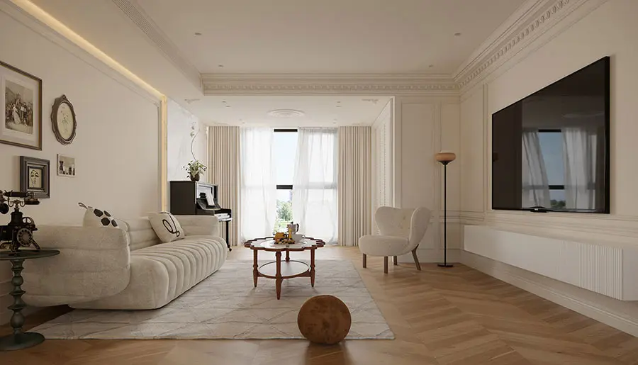 soggiorno stile classico arredamento