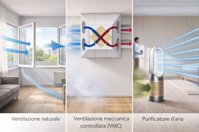 Soluzioni per eliminare l'aria viziata