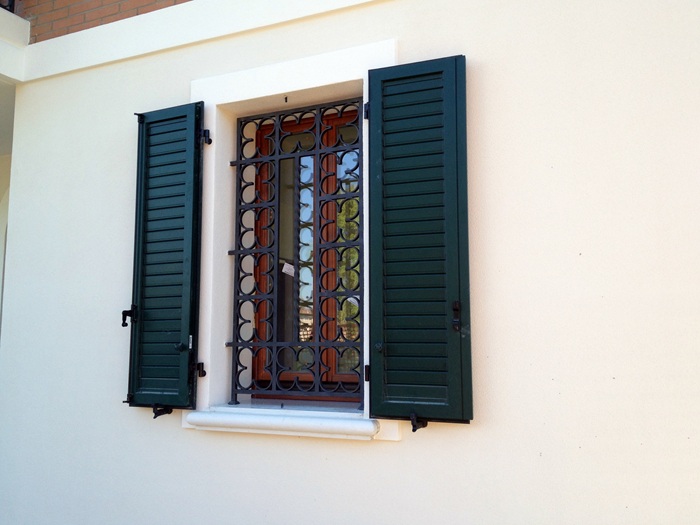 inferriate blindate fisse stile classico
