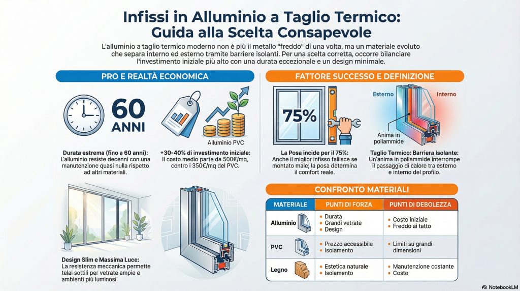 infissi alluminio taglio termico opinioni