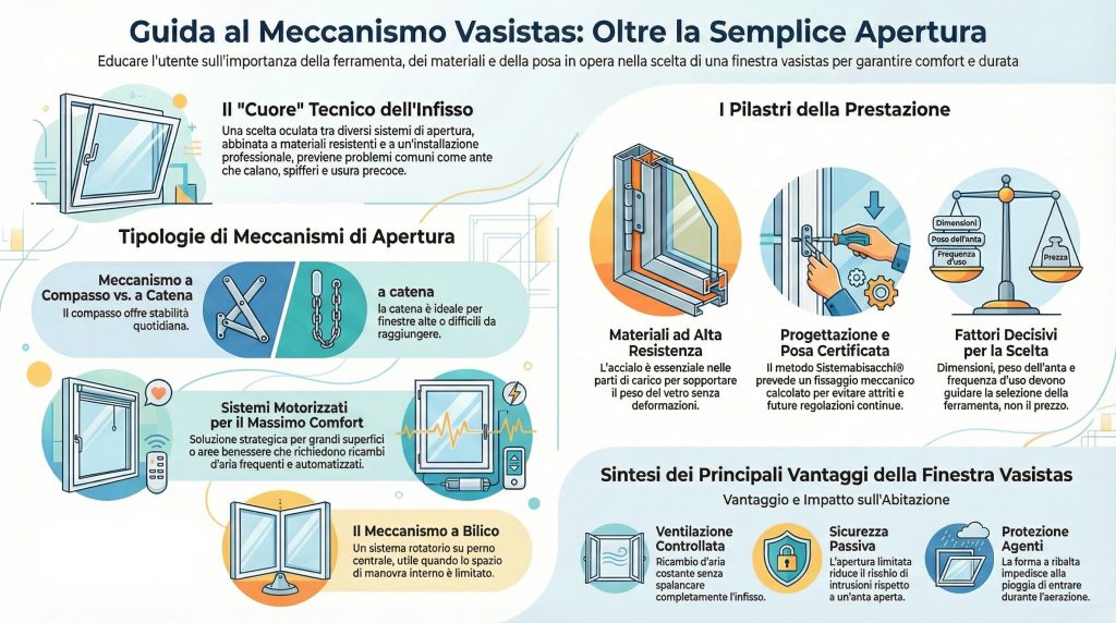 meccanismo apertura finestre vasistas