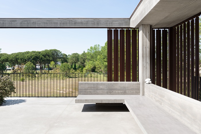 frangisole elettrici acciaio corten