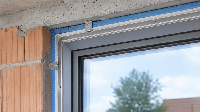 Posa qualita con nastri autoespandenti blu - prevenzione infiltrazioni finestre