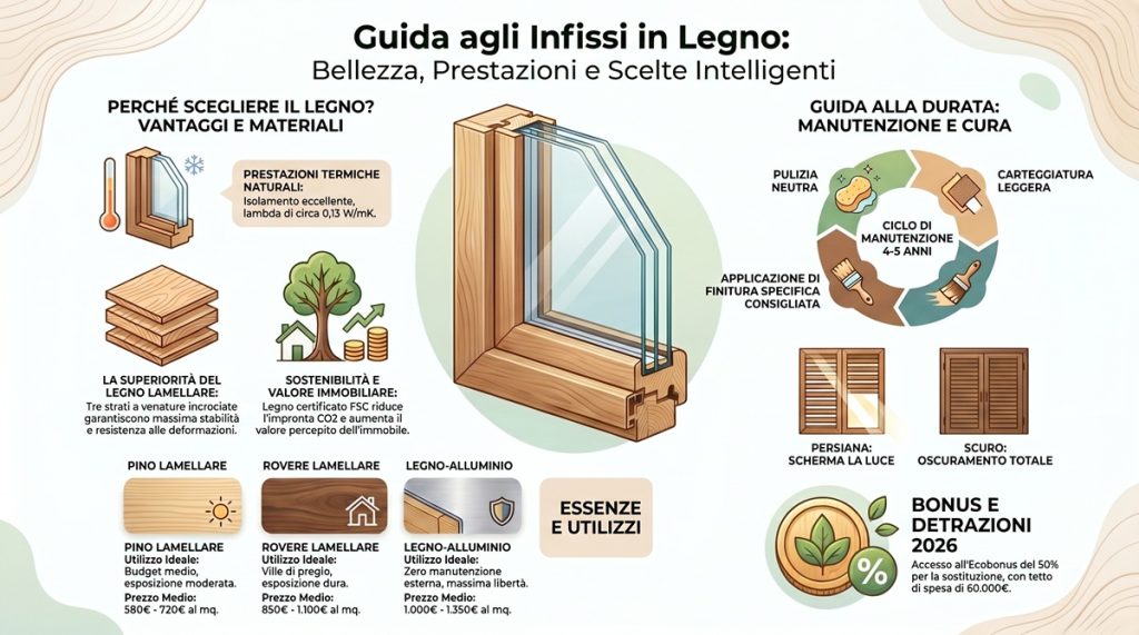 infissi in legno per esterni