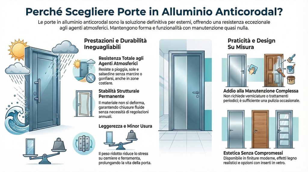 porte esterne alluminio