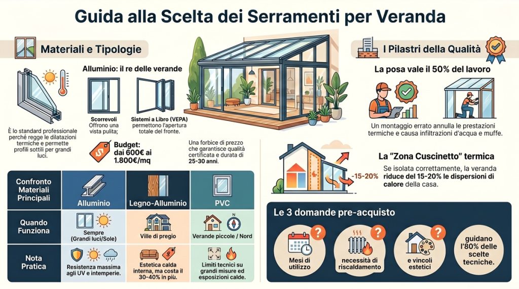 serramenti per veranda