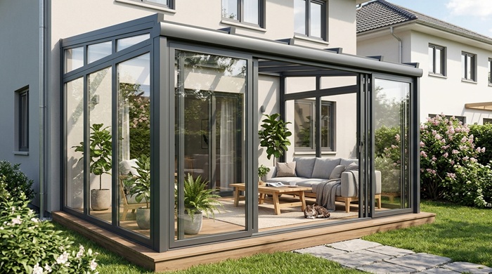 verande in vetro prefabbricate