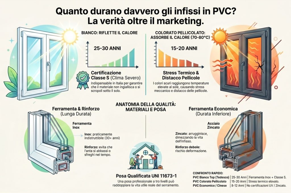Infissi PVC durata