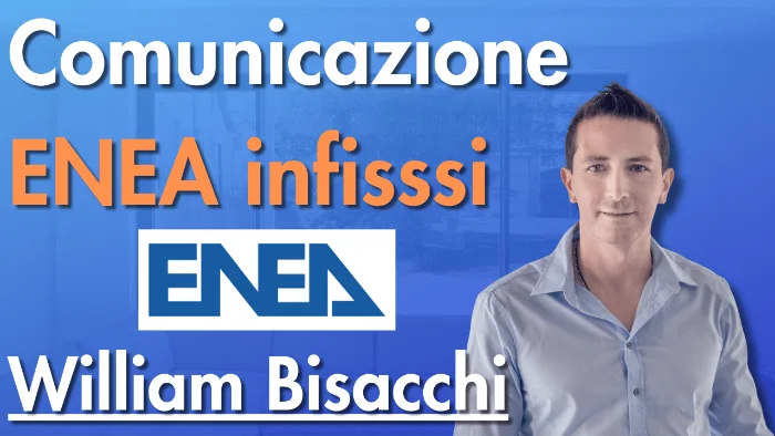 Esempio compilazione ENEA porta blindata: comunicazione ENEA per gli infissi