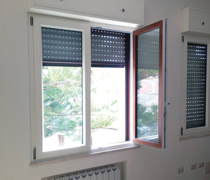 infissi pvc bicolore