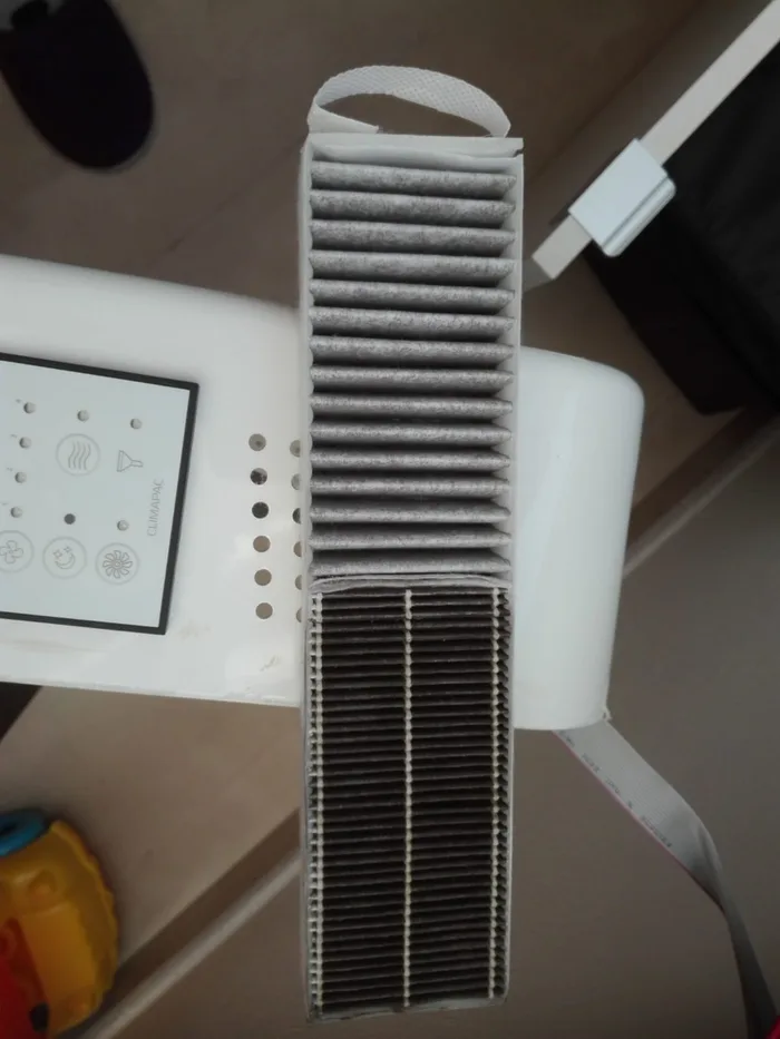 Unità di ventilazione meccanica controllata con filtro estraibile per la manutenzione
