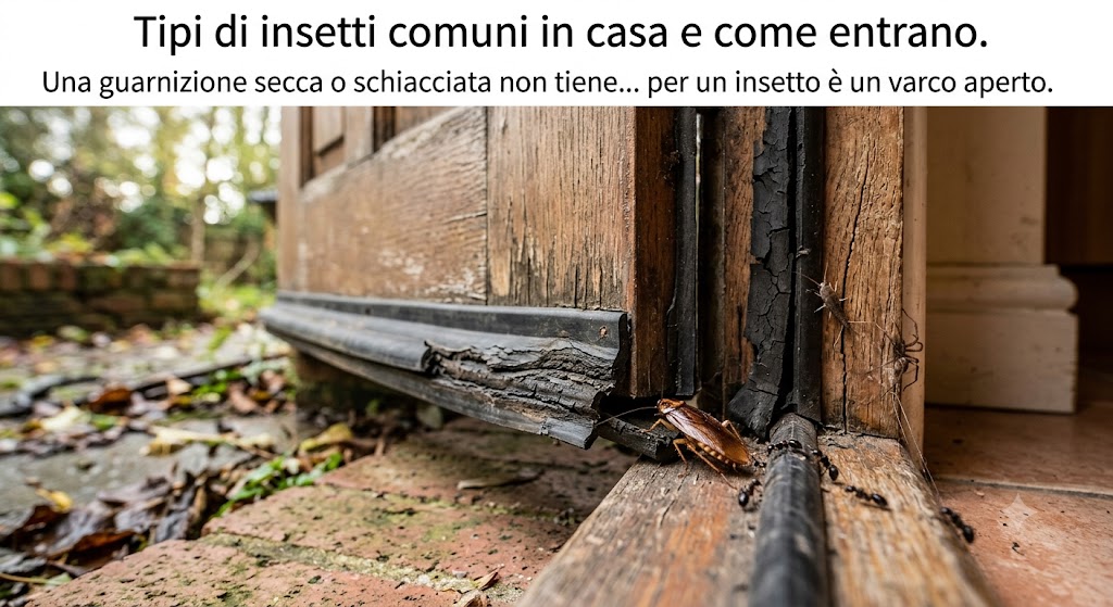 insetti guarnizioni infissi