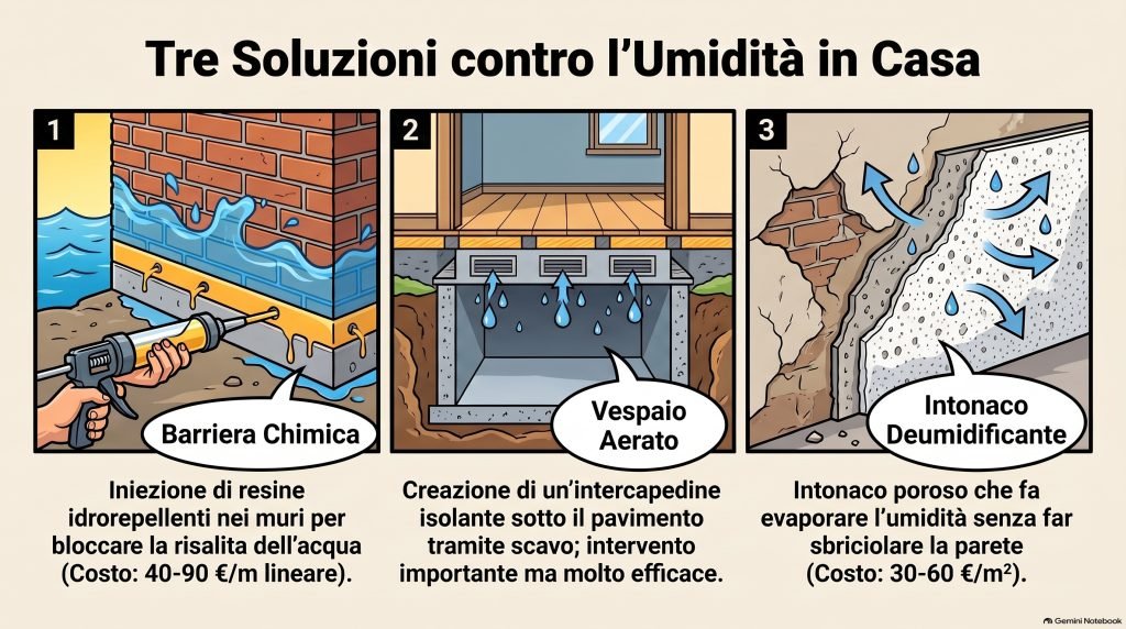 3 soluzioni per unidità in casa